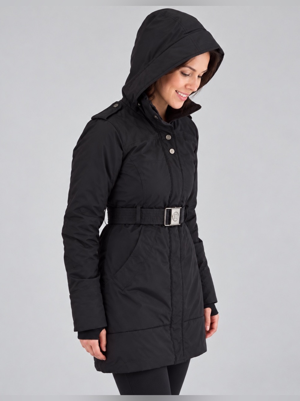 Lululemon Pinnacle Parka - Mid Length - Black